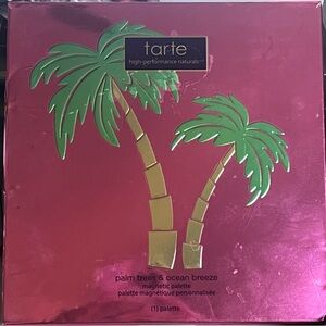 Tarte Magnetic Palette with Pink and Green Design